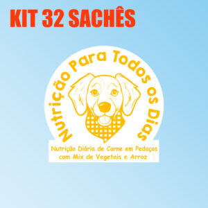 KIT 32 Sachês - Nutrição TODOS OS DIAS para cães adultos