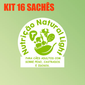 KIT 16 Sachês - Nutrição TODOS OS DIAS para cães adultos LIGHT